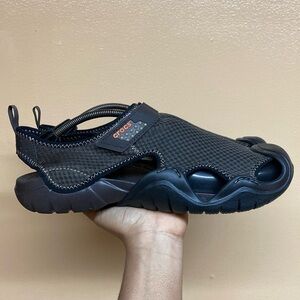 Crocs Swiftwater Mesh Waterproof Deck Sandals “Brown” Size 13 NEW